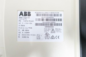 ACS255-01U-04A3-1+B063+F278 ไดรฟ์ AC VFD 110-115v-AC 0-500Hz 0-250v-AC 1 แรงม้า PLC - Product Image 5