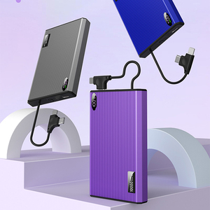 แบตสำรองพกพา 10000mAh พร้อมสายชาร์จ Type C กำลังไฟ 20W บางเฉียบ 13.5 มม. พกพาสะดวกสำหรับกิจกรรมกลางแจ้ง - Product Image 3