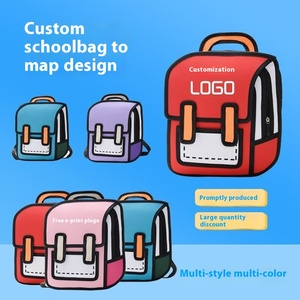 2025 Hot Bán Thời Trang Không Thấm Nước Trọng Lượng Nhẹ Tái Sử Dụng Sinh Viên Trường Ba Lô Oxford Chất Liệu Đệm Không Khí Vành Đai Giao Hàng Nhanh - Product Image 3