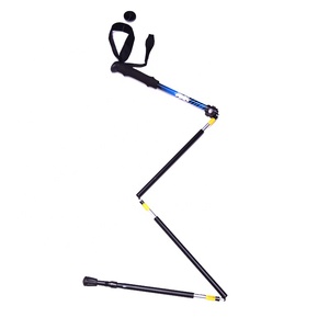 Aluminium Alpenstock fibre de carbone vieil homme télescopique Kpop lumière randonnée pôle nordique marche bâton Trekking canne - Product Image 3