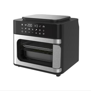 Freidora <span class=keywords><strong>de</strong></span> <span class=keywords><strong>Aire</strong></span> Eléctrica Clásica Cuadrada <span class=keywords><strong>de</strong></span> Acero Inoxidable con Control Digital y Pantalla LCD, Sin Aceite, para Uso Doméstico y Hotelero - Product Image 2