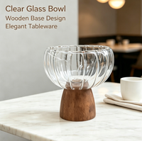 Bol de service à salade portable multifonctionnel en verre borosilicate double couche résistant à la chaleur, idéal pour la cuisine et la table à manger