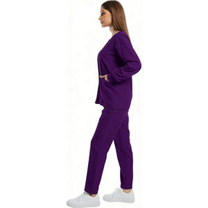 Daoyi Hospital Uniform Set Unisex Polyester Woven Wrinkle Resistant For Medical Work - Product Image 1