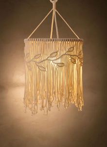 Tendencias para el Hogar, Decoración Navideña Boho, Adornos de Pared Ligeros, Decoración Bohemia, Ropa Colgante, Macramé Nórdico - Product Image 4