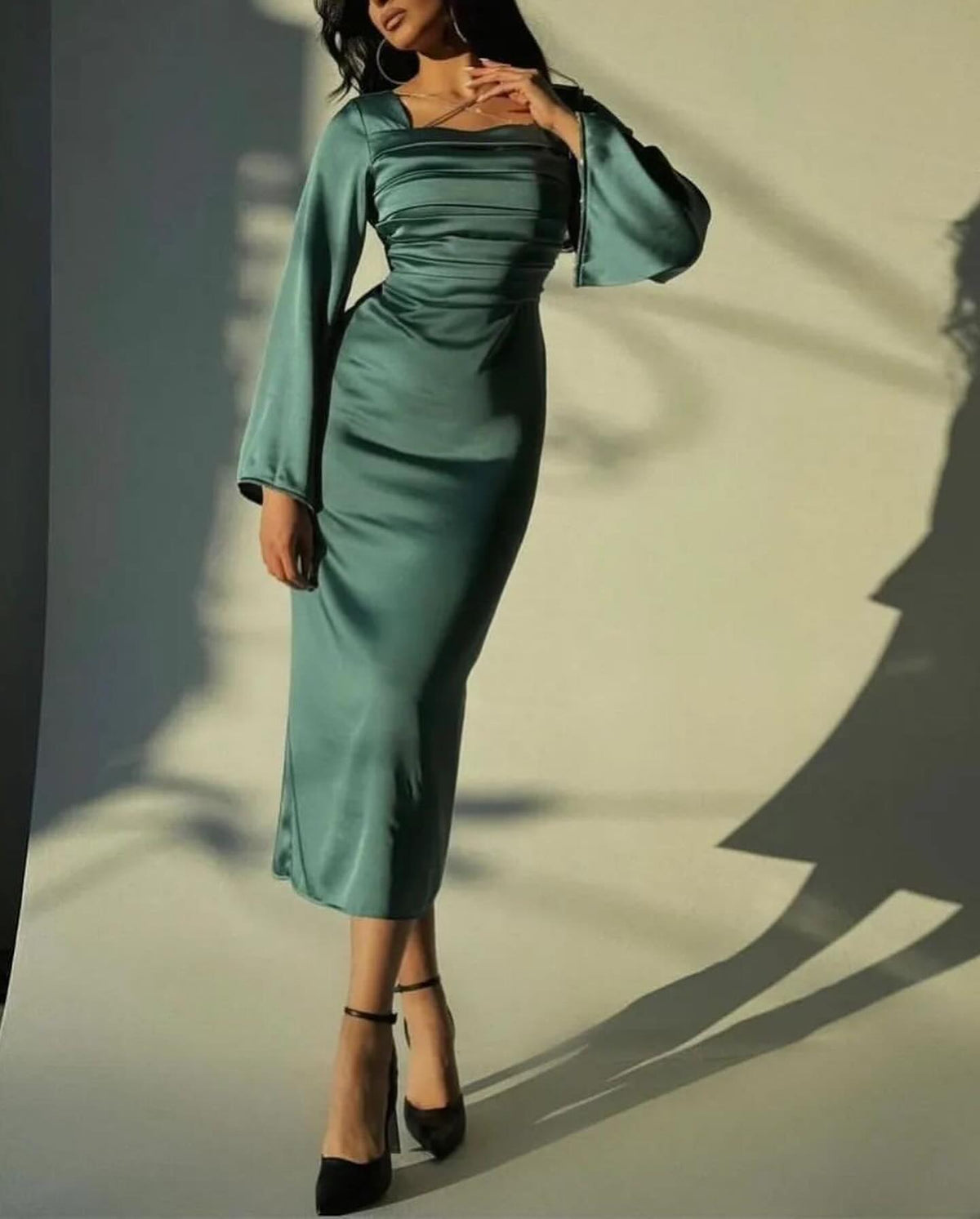 Emerald Green Dress Short