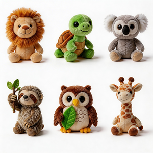 Precios Bajos, Gran Venta, Peluches de Conejo, León, Jirafa y Pingüino para Bebés - Product Image 2