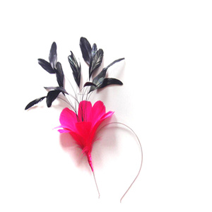 Bandeau Fascinator plume pour mariage Cocktail thé chapeau habiller Derby Gatsby bandeau accessoire - Product Image 3