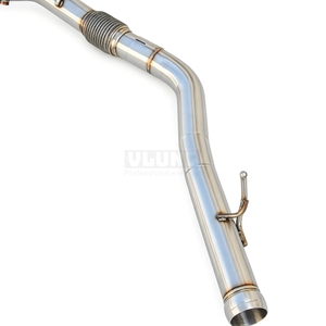 Tuyau de descente en acier inoxydable 304 pour Jeep Wrangler JL 2.0T 2018-2020, flux direct, sans OPF, sans catalyseur, performance racing, tuning professionnel - Product Image 2