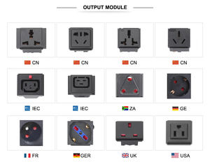 Yosunインターネットデータセンター19インチ2U 8ウェイユニバーサルPDU独立制御スイッチ付き - Product Image 6