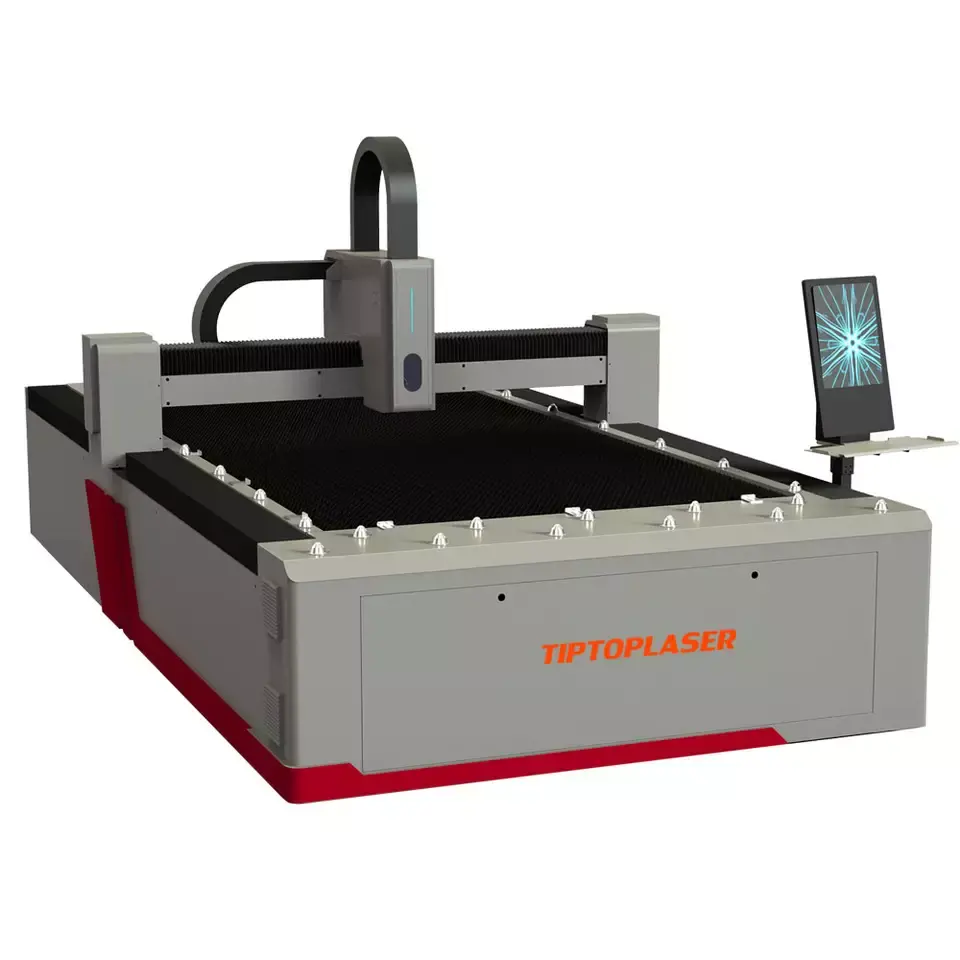TIPTOPLASER laser cutter iron steel laser cutting machine sheet metal cnc fiber laser cutting machine