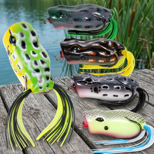 Señuelo de pesca de PVC suave con forma de rana para lubina, pez cabeza de serpiente y lubina de mar, para pesca en agua salada, 5g 9g 13g 17.5g - Product Image 3