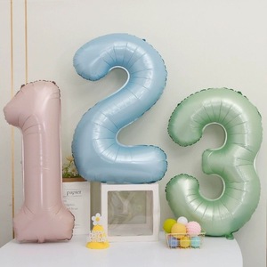 Globos <span class=keywords><strong>de</strong></span> Aluminio Digitales Azul Bebé/Rosa/Verde, Decoración <span class=keywords><strong>de</strong></span> <span class=keywords><strong>Fiesta</strong></span> al por Mayor, 1 Pieza, 40 Globos Digitales para Fiestas <span class=keywords><strong>de</strong></span> Cumpleaños <span class=keywords><strong>de</strong></span> Bebés - Product Image 3