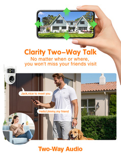 Cámara de Seguridad Exterior Yoosee AI de 10MP, WiFi, PTZ, Doble Lente, Seguimiento Automático, Visión Nocturna, Audio Bidireccional, con Funciones de IA - Product Image 6