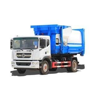 Dongfeng 4x2 Gancho hidráulico Camión de basura 10CBM <span class=keywords><strong>Roll</strong></span> <span class=keywords><strong>Off</strong></span> Camión de recolección de basura para la <span class=keywords><strong>venta</strong></span> - Product Image 1