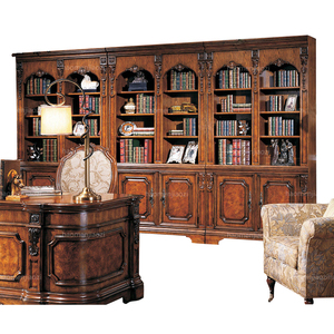 Moderno Mueble de Exhibición Modular de Madera Maciza Personalizable para Oficina en Casa, Elegante Librería de Madera Maciza para Sala de Estar y Dormitorio - Product Image 5