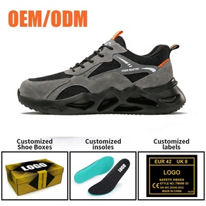 Zapatos de Seguridad Deportivos Ligeros, Antideslizantes, con Puntera de Acero Europea, Resistentes a Pinchazos, para Trabajo Unisex - Product Image 4