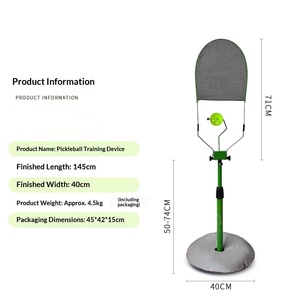 Entraîneur de pickleball pour débutants, entraîneur de pickleball pour entraînement solo, pagaie rotative portable - Product Image 1