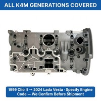 Ensemble de culasse K4M avec ou sans VVT 1.6 16VDOHC Renault Mégane Clio Logan Duster Dacia Lada 7701474364 8200735758