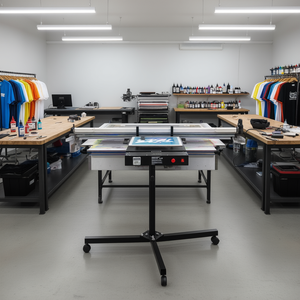 Presse à chaud Vevor 16 x 16 pouces, machine à plat électrique pour le séchage des t-shirts, équipement de sérigraphie, contrôle de température 0-750°F - Product Image 2