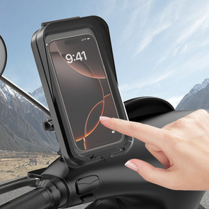 Support de charge pour téléphone portable étanche pour moto électrique rechargeable, support de navigation pour téléphone portable pour vélo Meituan - Product Image 4