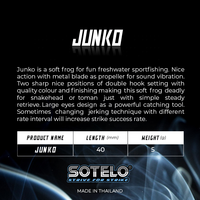 Umpan Lunak Sotelo STLJK Soft Frog Junko 40mm 5G, Umpan Ikan Lunak