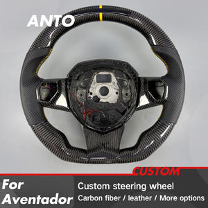 Volant de direction en fibre de carbone véritable personnalisé de style sport pour Lamborghini Aventador LP700-4 LP720-4 LP640 LP650 LP670 URUS <span class=keywords><strong>HURACAN</strong></span> - Product Image 2