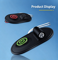 Contrôleur de vêtement chauffant à basse tension avec interrupteur de température en silicone LED et port DC Type-C, personnalisable
