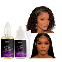 Kit d'entretien pour perruques OEM : Colle ultra-fixante imperméable 38ml+30ml et dissolvant rapide sans résidus