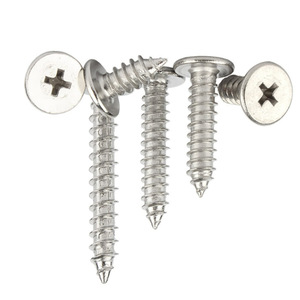 Tornillos Autorroscantes de Acero Inoxidable 304 Jester, Cabeza Plana Phillips, Alta Resistencia a la Corrosión, para Madera - Product Image 1