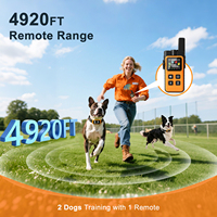 Intelligentes Anti-Bell-Hundehalsband 8 Empfindlichkeitsstufen 4 Bellstopp-Modi IP67 Wasserdicht Wiederaufladbares Trainingshalsband mit Ultraschall