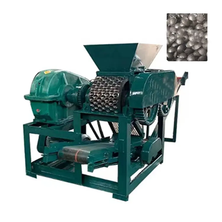 Briquette production line coal ball press machine/charcoal briquette making machine with factory price hot sale