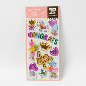 สติกเกอร์ 3 มิติ เงา รุ่น 76 สำหรับเด็ก ตกแต่งแบบสร้างสรรค์ ลายทรายเคลื่อนไหว สำหรับงานวันเกิด การ์ดอวยพร - Product Image 2