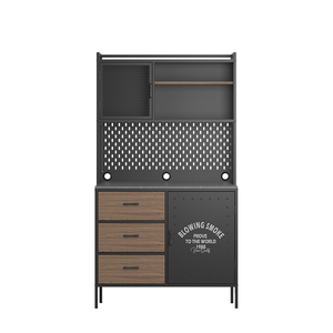 פלדה מודרנית ידידותית לסביבה אוכל ארון מטבח מטבח מיקרוגל לעמוד יחידת בר קפה בר סלון ריהוט מגורים - Product Image 2