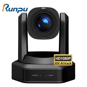 Runpu HD66A-30高フレームレート30倍ズーム1080p60fpsカメラPTZ会議カメラシステム (SDI HDM1 LANUSBコントローラーキット付き)
