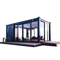 Maison préfabriquée en conteneur, assemblage rapide, intérieur personnalisé, bureau modulaire en conteneur pour espace de travail sur chantier