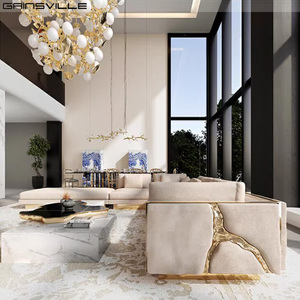 Juego de Sofás Seccionales de Lujo de Alta Calidad, Estilo Italiano, Muebles para Sala de Estar - Product Image 2