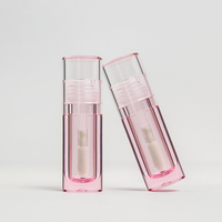 Flacons de teinture à lèvres translucides roses de 5 ml, tubes de gloss liquide, flacons de soin des lèvres pour collections Glass Skin