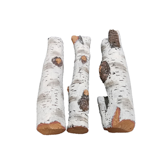 6pcs Marble Modern Design Gas <strong>Fireplace</strong> Stove Decorative <strong>Logs</strong> - Product Image 2