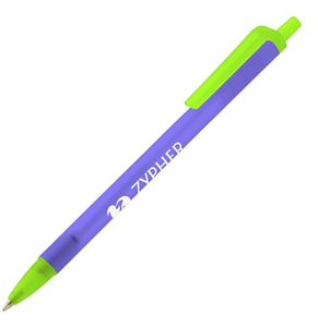 Bolígrafo Translúcido Personalizado con Logotipo, Producción en 24 Horas, Mecanismo Retráctil, Detalles Plateados, Impresión Serigrafiada, Venta al Por Mayor - Product Image 2