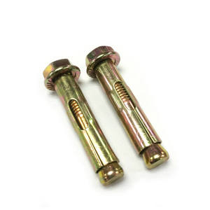 Ancrage à manchon en acier <span class=keywords><strong>au</strong></span> carbone avec écrou à bride dentée, boulon d'expansion pour <span class=keywords><strong>fixation</strong></span> murale et de sol en béton – Fabricant chinois - Product Image 2