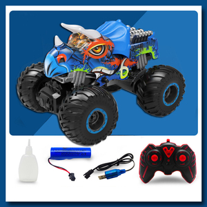 Coche con control remoto personalizado, vehículo todoterreno de pulverización con control remoto, <span class=keywords><strong>Juguete</strong></span> musical ligero, Bigfoot, monstruo, coche de escalada - Product Image 2