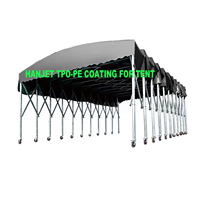 Lona Impermeable de Alta Resistencia con Color Personalizado, Tejido TPO Elástico Laminado, Cubierta para Auto con Revestimiento Softshell