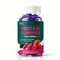 Gummies Protéinés SYC BIO aux Baies Mixtes pour Adultes, Nutrition Naturelle Premium, Complément Alimentaire Quotidien, 60 Unités, 180g, Marque Privée OEM ODM