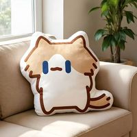 Peluche chat mignon multi-tailles, motif 'Salaire Mensuel', pour machine à griffes, cadeau pour couple, vente en gros, produit phare