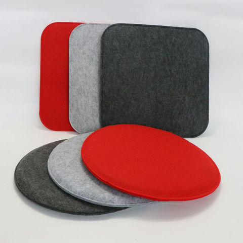 Wholesale Felt Seat Cushion Round Double-Sided Chair Pad Office Restaurant Futon Felt Mat Non-Slip Made in China