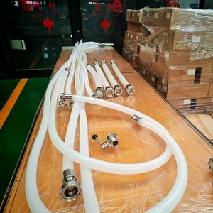 Hiabrub 4 Tüp Vakum Şeffaf Üç Katmanlı Oluklu Gıda Sınıfı Silikon Hortum Örgülü Su Kelepçesi Özelleştirilebilir Boyut Uzunluk - Product Image 6