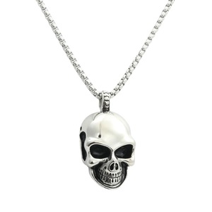 Collar con Colgante de Calavera de Acero Inoxidable, Estilo Punk para Hombre, Joyería con Temática Geométrica, Regalo 280572 - Product Image 5