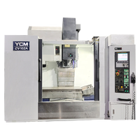 Occasion Taiwan YCM FV102A 1060 Fraiseuse CNC verticale à 3 axes Contrôleur Fanuc Jeu de force pour précision BT40 Single