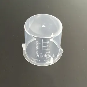 كأس معياري بلاستيكي للطب ، 30 مللي كوب قياس ، مختبر يمكن التخلص منها كأس معياري بلاستيكي