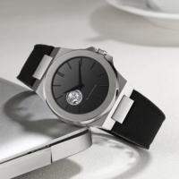 Montres de Mode Hommes Automatiques Haut de Gamme Creuses Circulaires de Luxe Personnalisables pour Affaires